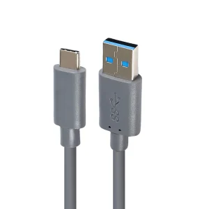 Factory Good Quality USB3.0 Speed 5gbps Flexible PVC Materials Type C USB Cable